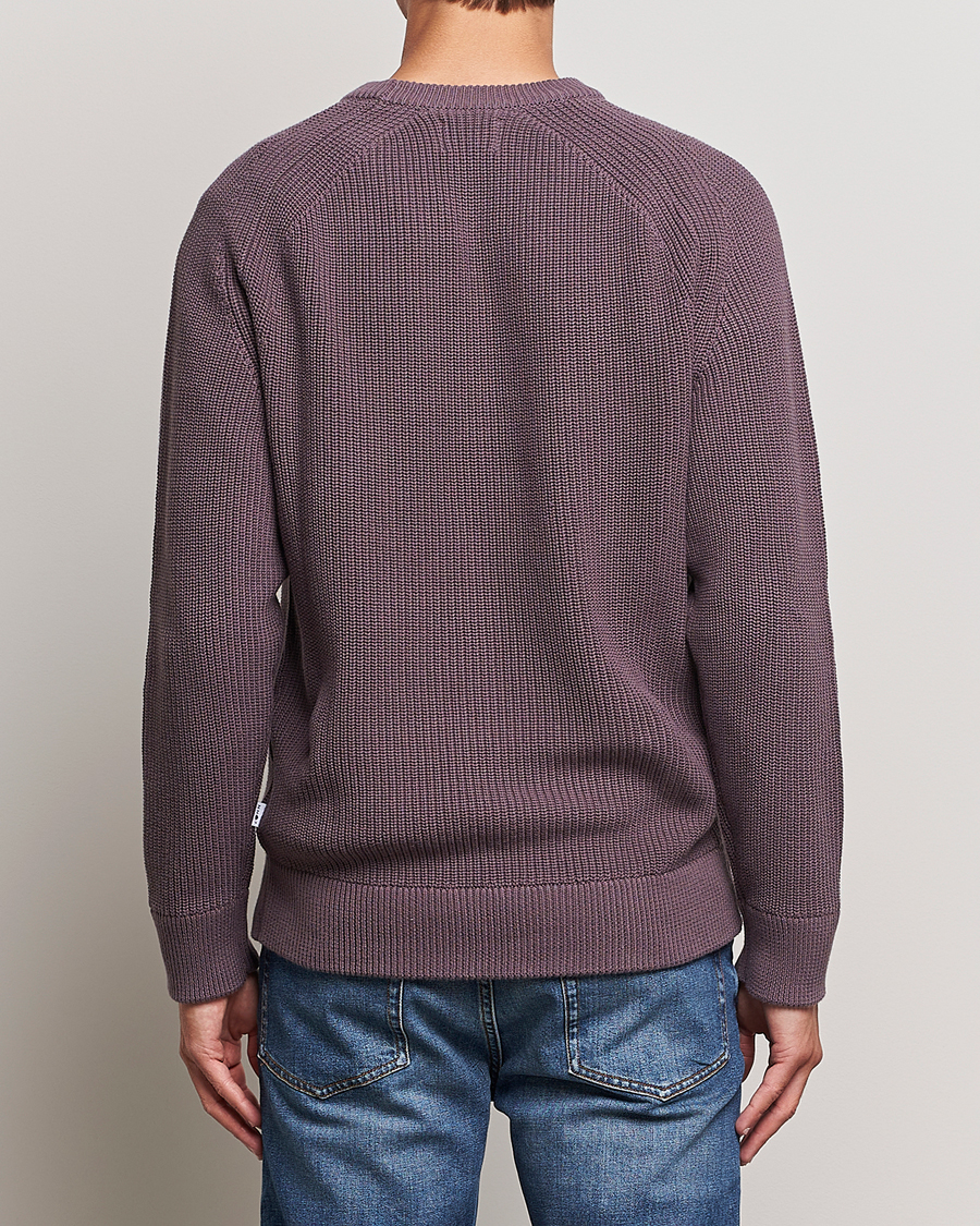 Homme | Pulls Et Tricots | NN07 | Jacobo Organic Cotton Knitted Sweater Purple Brown