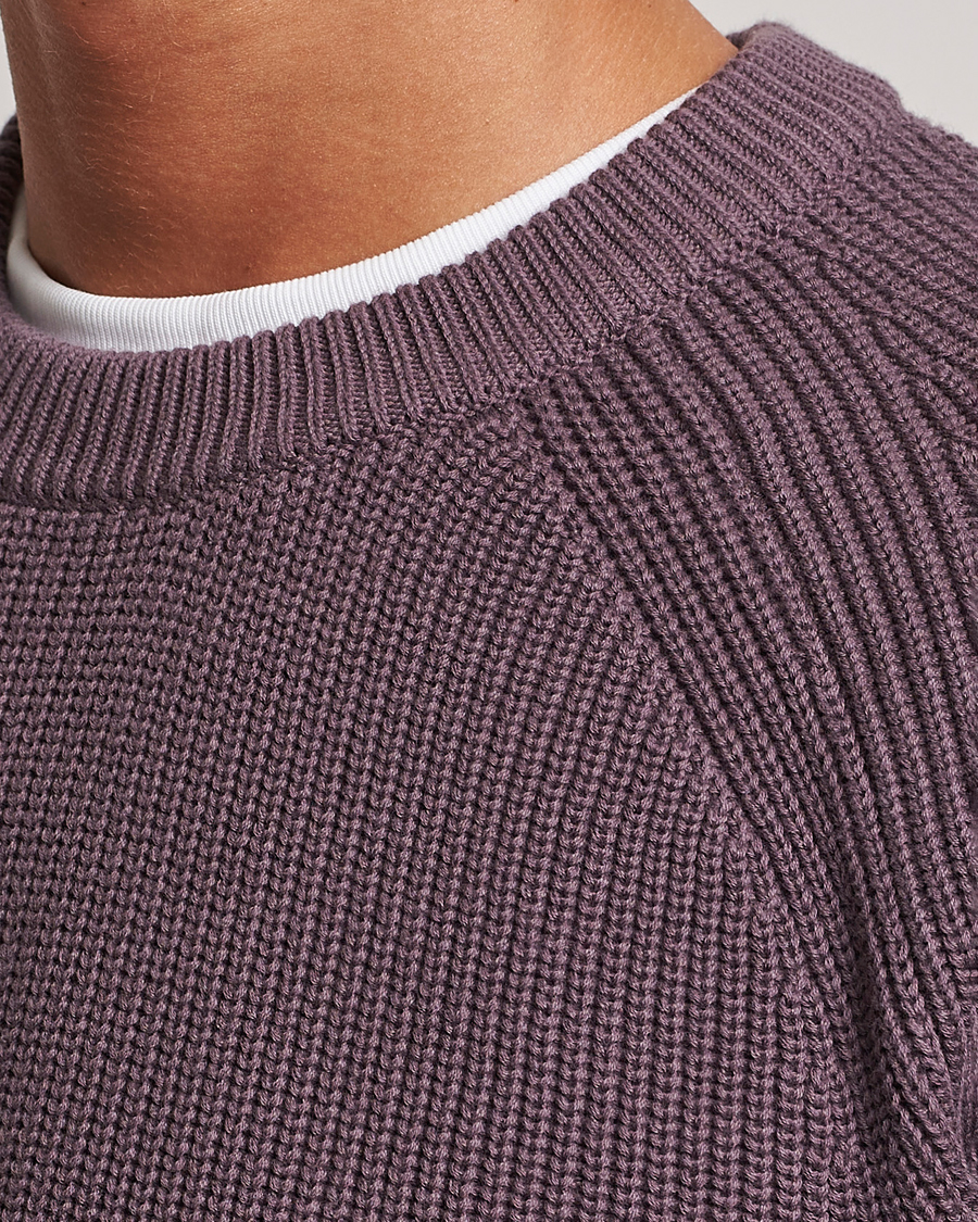 Homme | Pulls Et Tricots | NN07 | Jacobo Organic Cotton Knitted Sweater Purple Brown