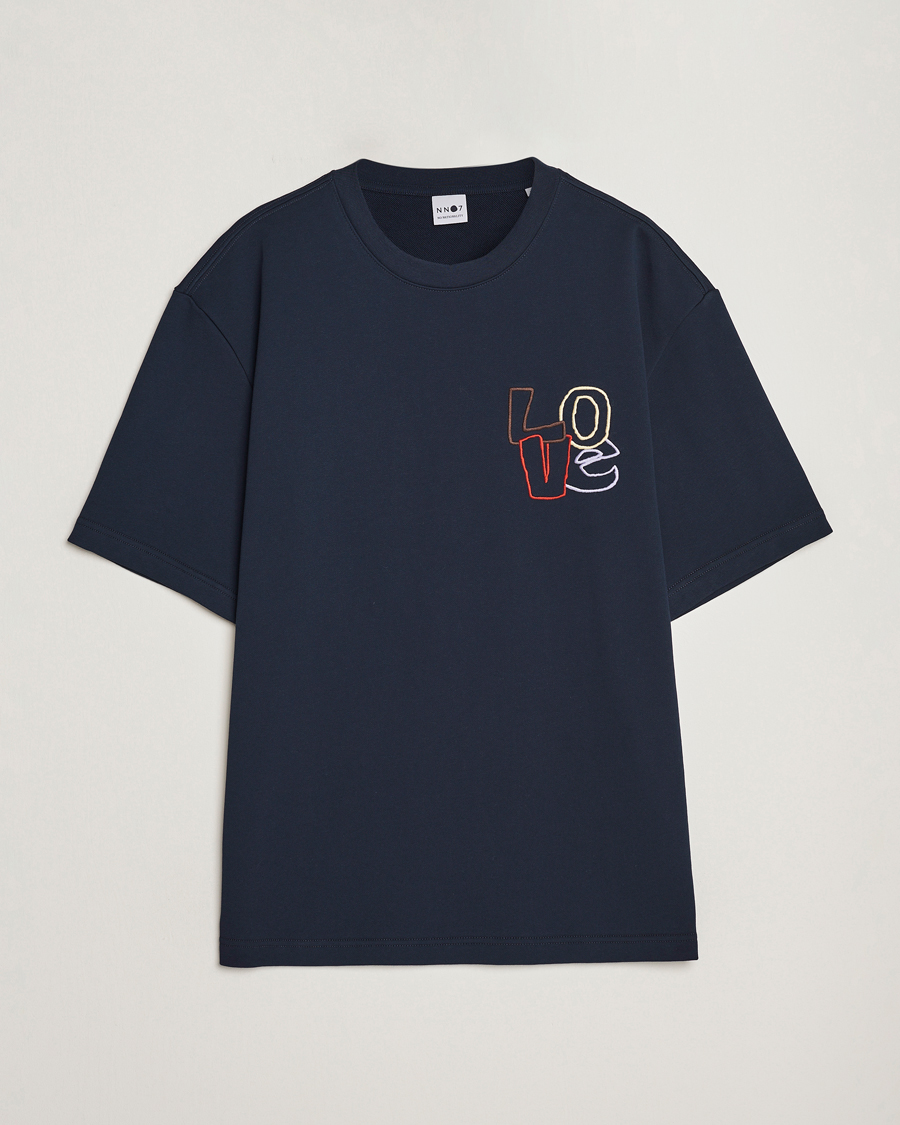 Homme | T-shirts | NN07 | Alan Heavy T-Shirt Navy