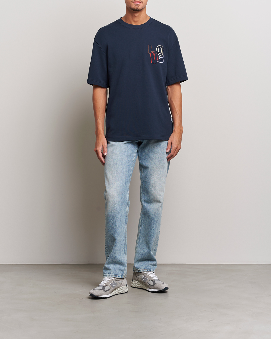 Homme | T-shirts | NN07 | Alan Heavy T-Shirt Navy