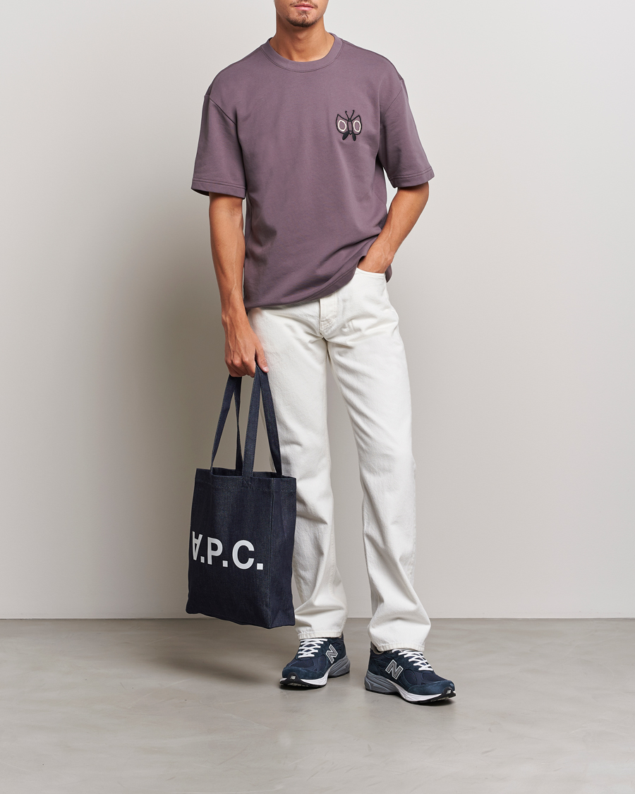 Homme | T-shirts | NN07 | Alan Heavy T-Shirt Purple Brown