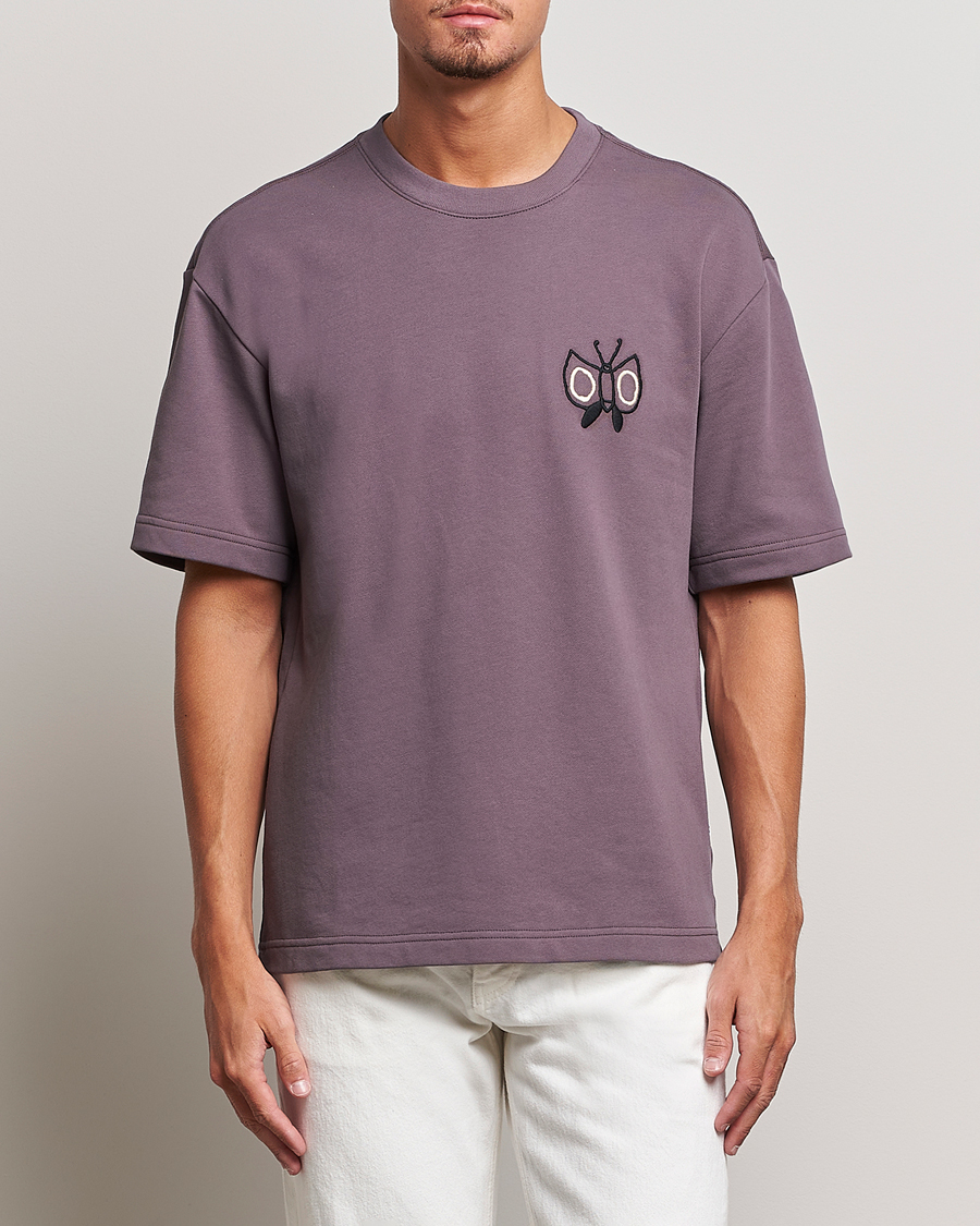 Homme | T-shirts | NN07 | Alan Heavy T-Shirt Purple Brown