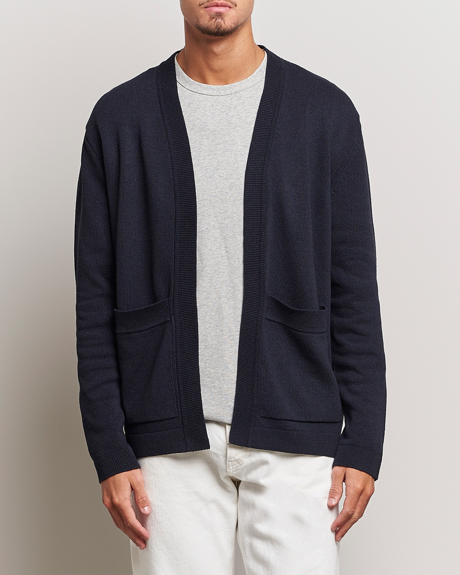Homme | Pulls Et Tricots | NN07 | Bradley Cotton Cardigan Navy