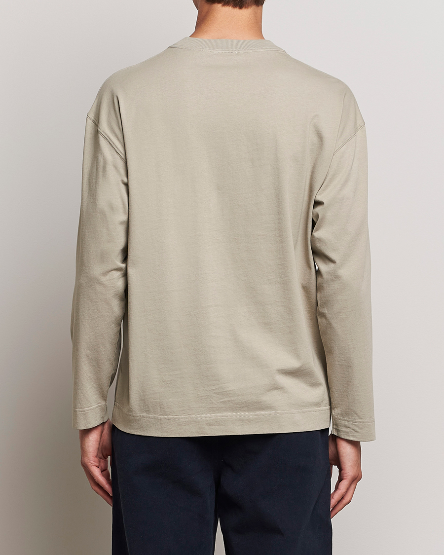 Homme | T-shirts | NN07 | Benja Pima Cotton Long Sleeve T-Shirt London Fog