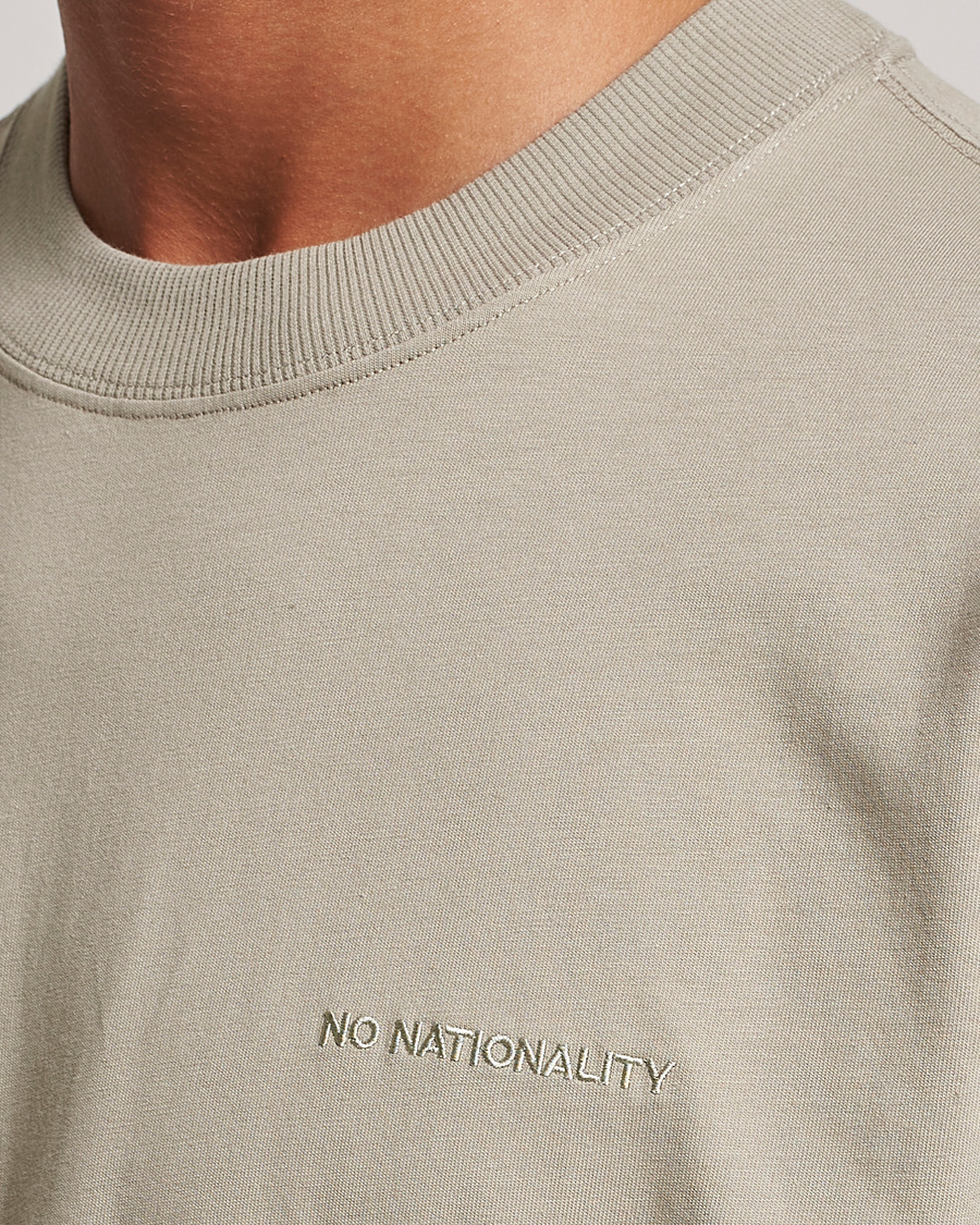 Homme | T-shirts | NN07 | Benja Pima Cotton Long Sleeve T-Shirt London Fog