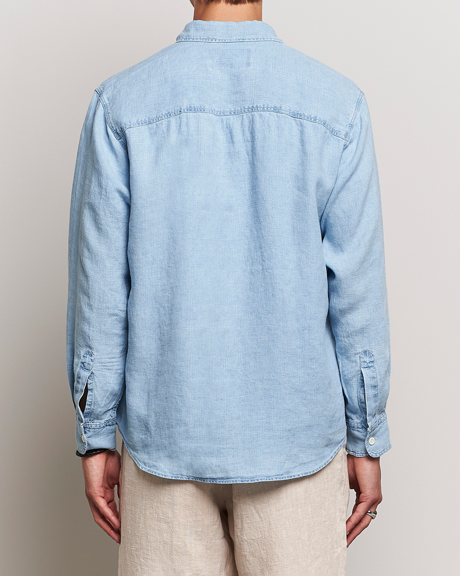 Homme | Chemises | NN07 | Quinn Linen Shirt Light Indigo