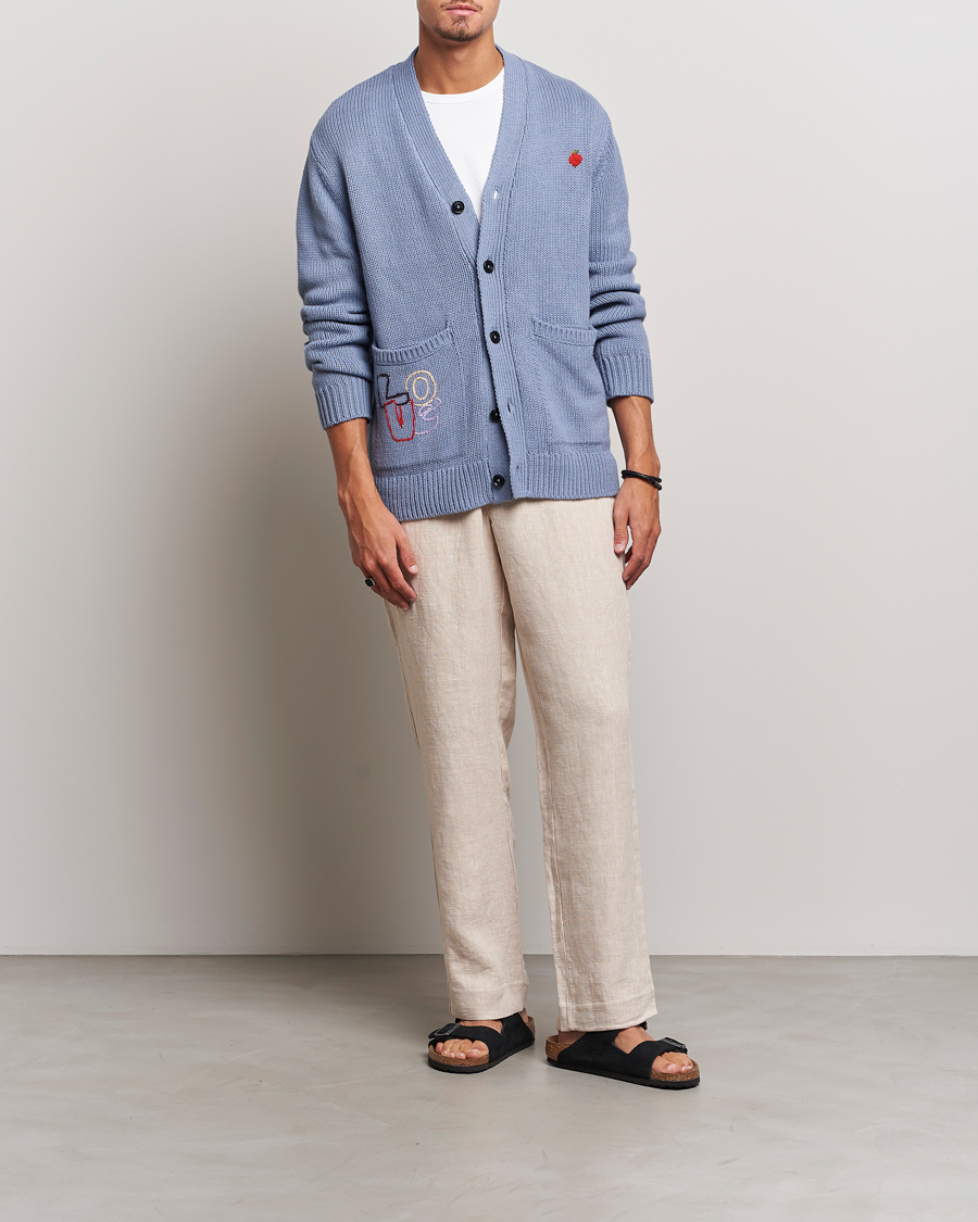 Homme | Pulls Et Tricots | NN07 | Milton Knitted Cardigan Ashley Blue Mel