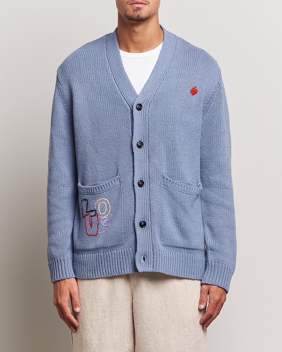 Homme | Pulls Et Tricots | NN07 | Milton Knitted Cardigan Ashley Blue Mel