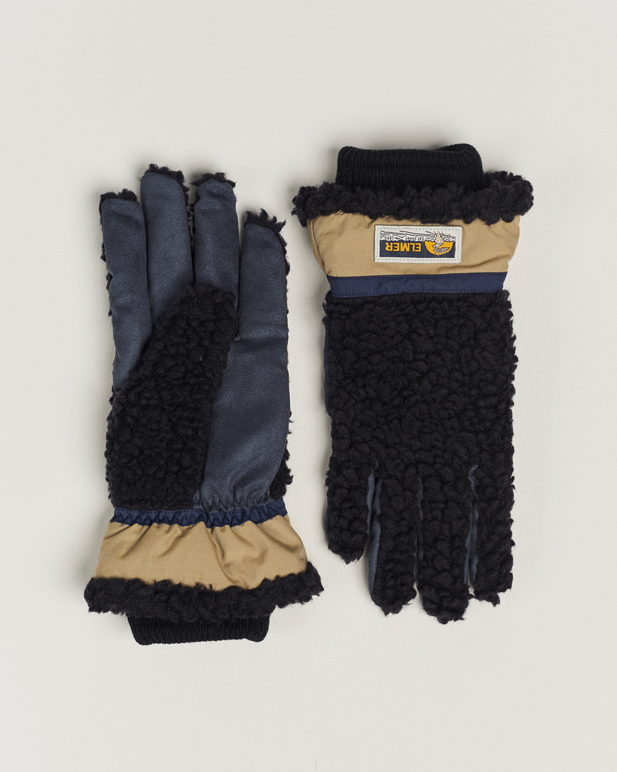 Homme | Elmer by Swany Sota Wool Teddy Gloves Black | Elmer by Swany | Sota Wool Teddy Gloves Black