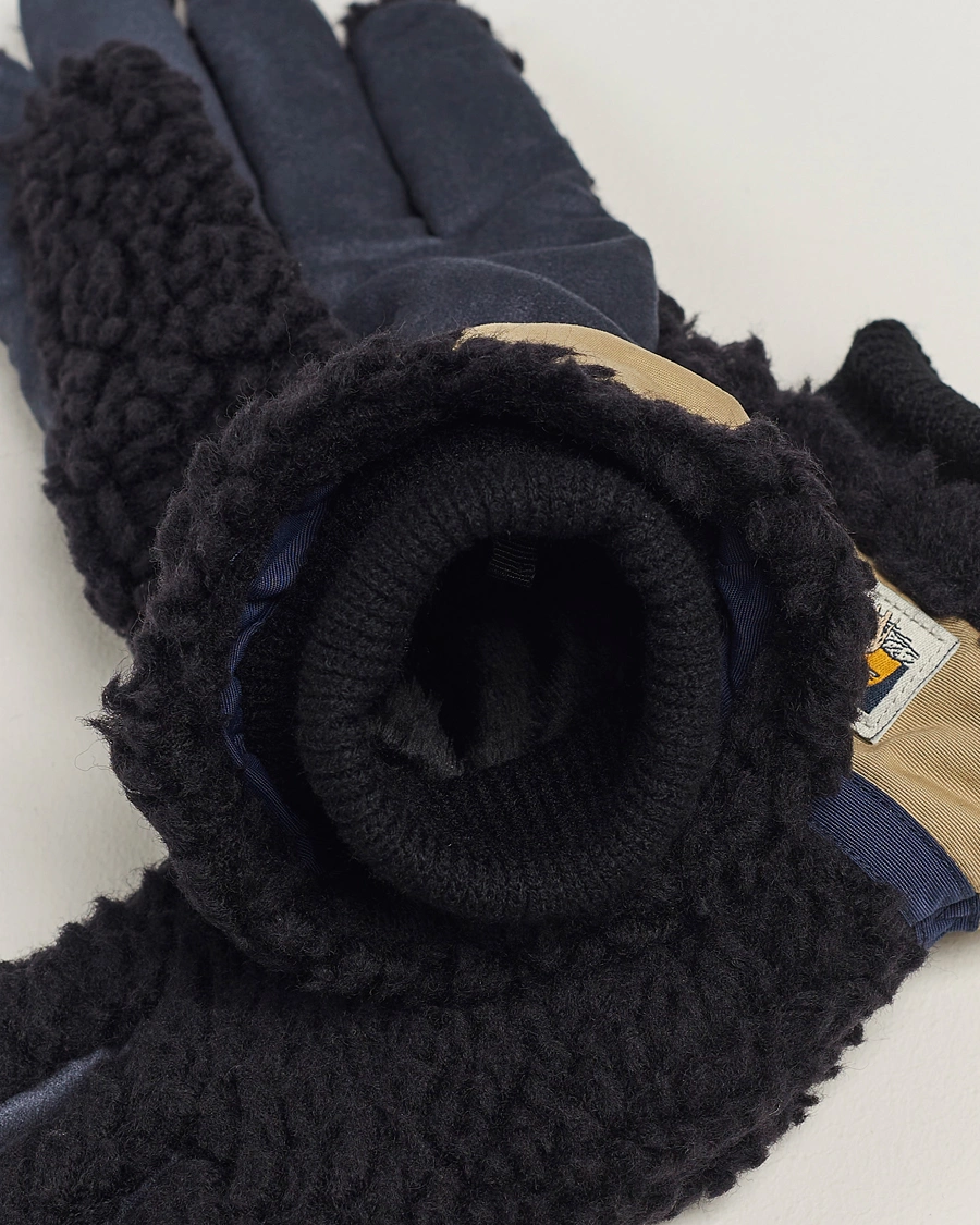 Homme | Cadeaux | Elmer by Swany | Sota Wool Teddy Gloves Black