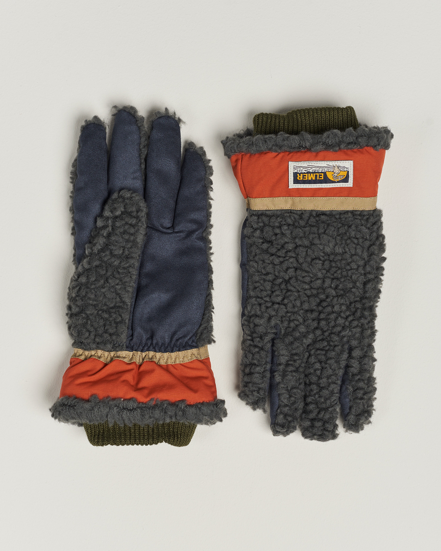 Homme | Elmer by Swany Sota Wool Teddy Gloves Khaki | Elmer by Swany | Sota Wool Teddy Gloves Khaki