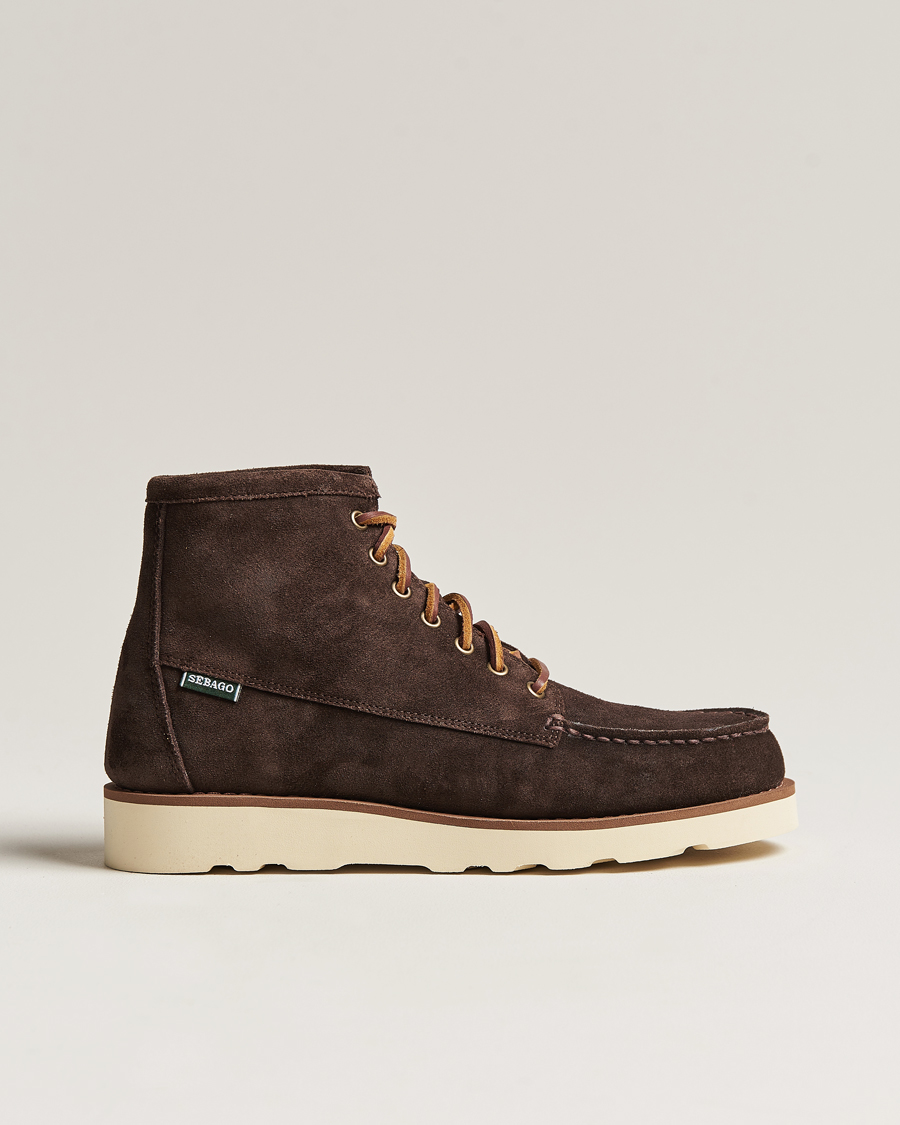 Homme | Sebago Tala Oiled Suede Mid Boot Dark Brown | Sebago | Tala Oiled Suede Mid Boot Dark Brown