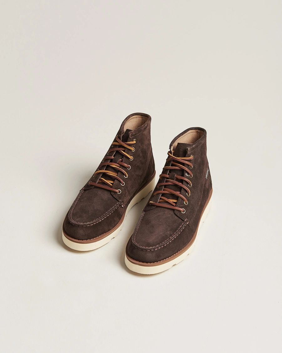 Homme | Chaussures d'hiver | Sebago | Tala Oiled Suede Mid Boot Dark Brown