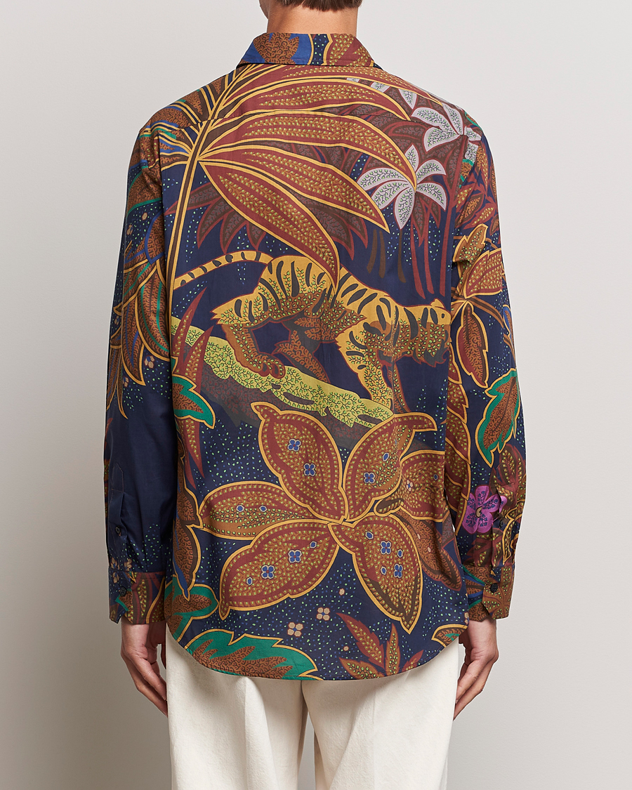 Homme | Chemises | Etro | Oversize Jungle Printed Shirt Navy