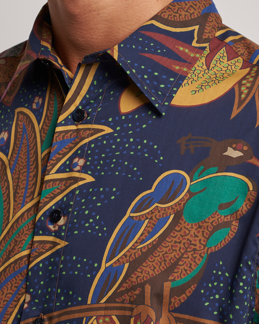 Homme | Chemises | Etro | Oversize Jungle Printed Shirt Navy