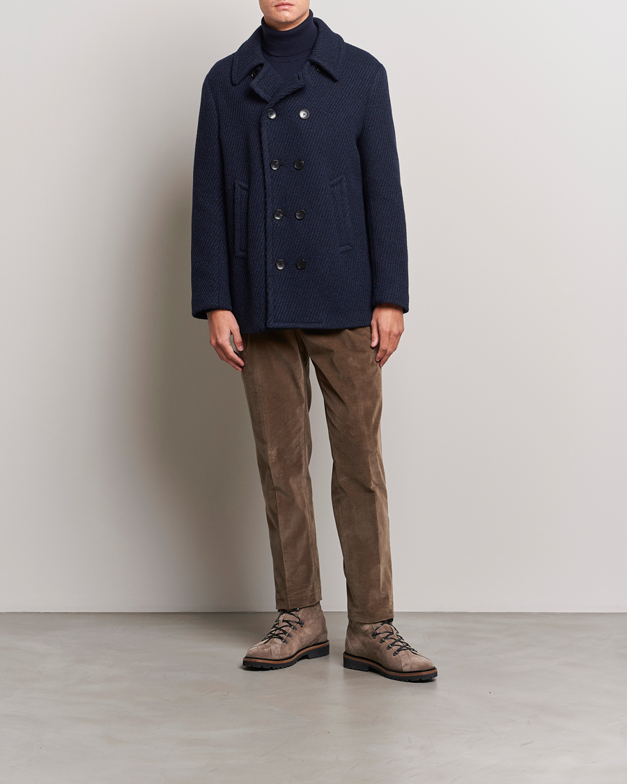 Homme | Manteaux Et Vestes | Etro | Wool Peacoat Navy