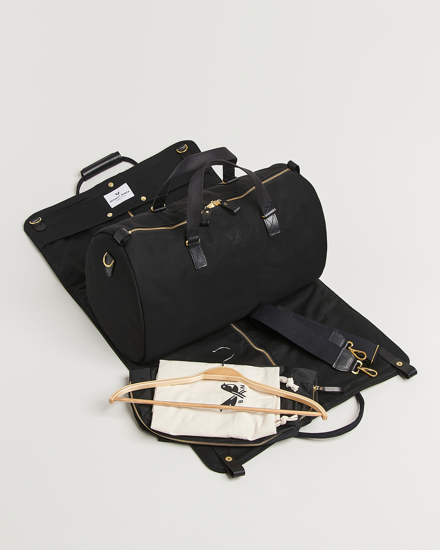 Homme | Sacs | Bennett Winch | Canvas Suit Carrier Holdall Black
