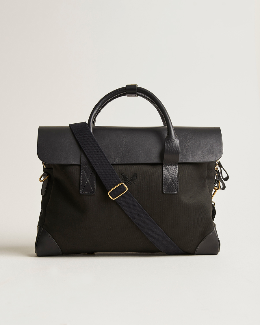 Homme | Sacs | Bennett Winch | Canvas Briefcase Black