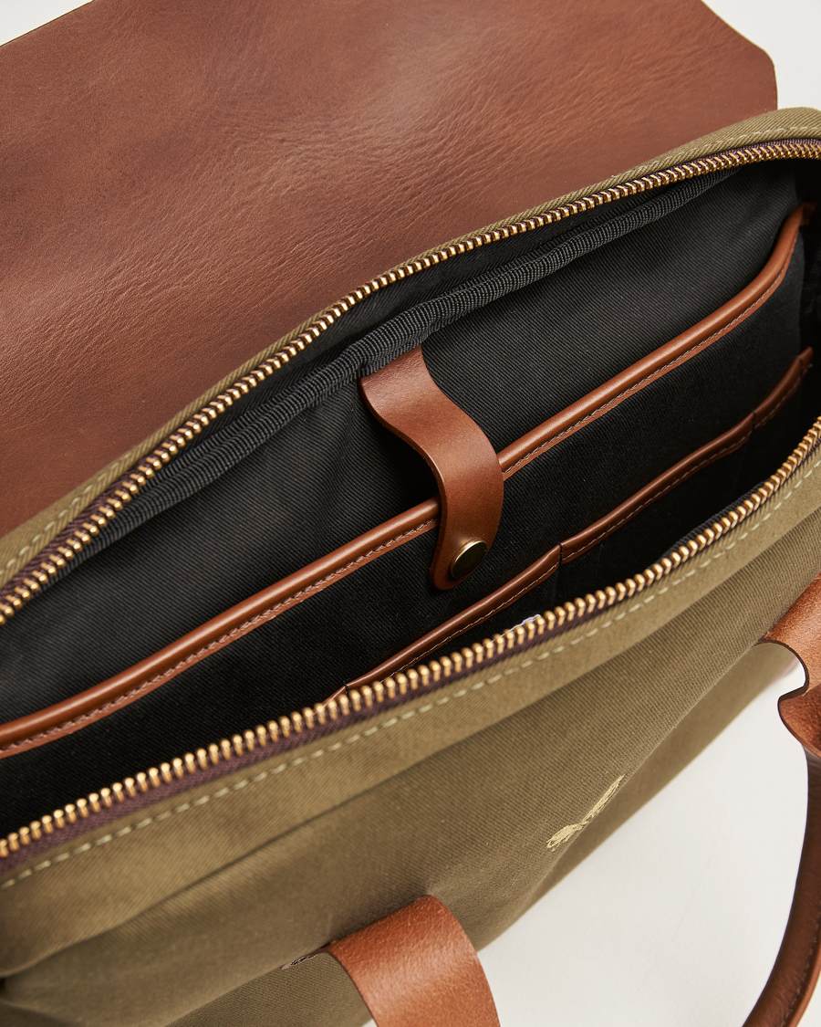 Homme | Sacs | Bennett Winch | Canvas Briefcase Olive