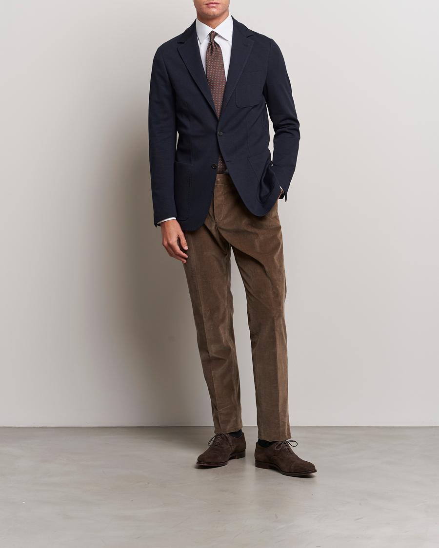 Homme | Blazers | Canali | Jersey Blazer Navy