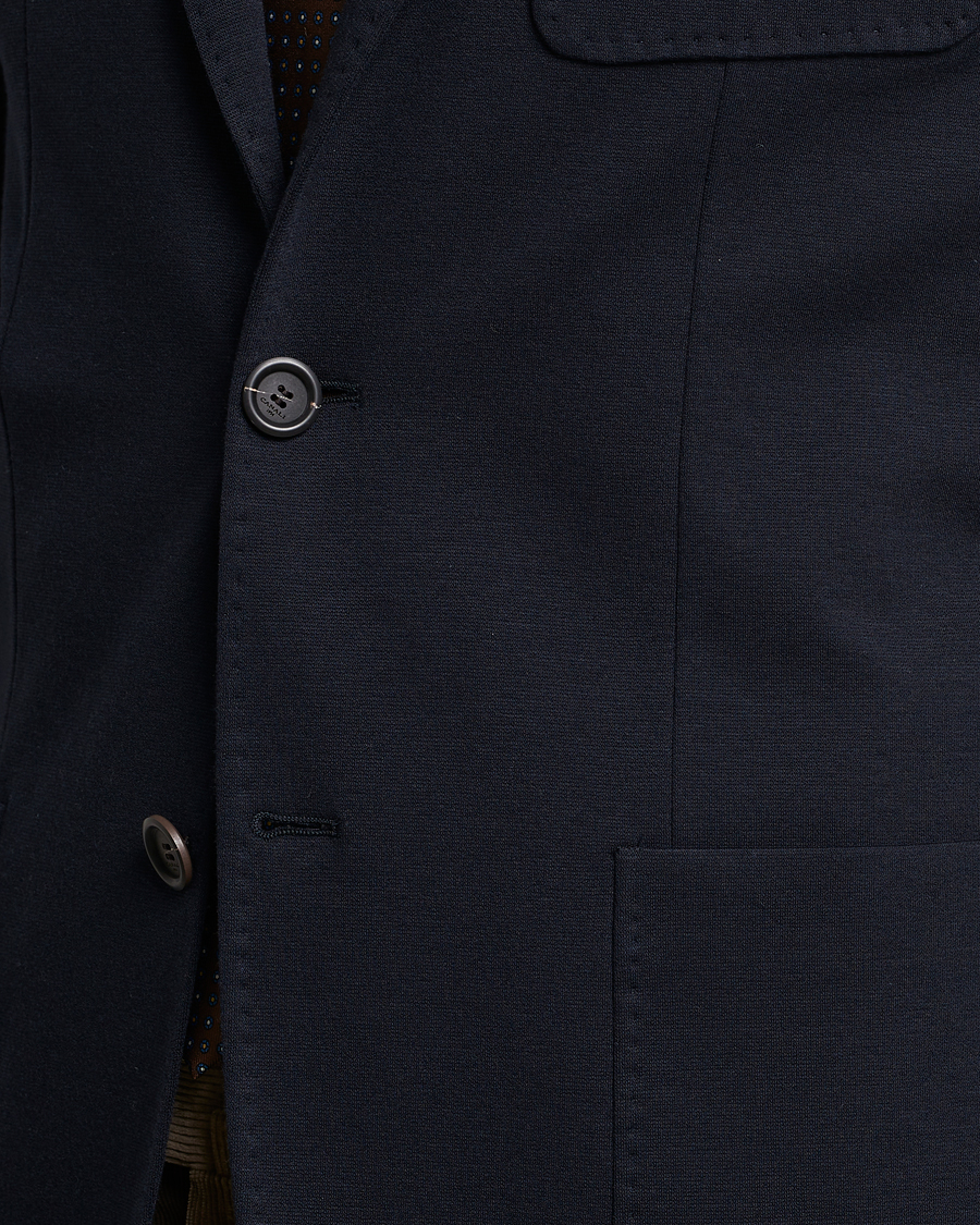 Homme | Blazers | Canali | Jersey Blazer Navy