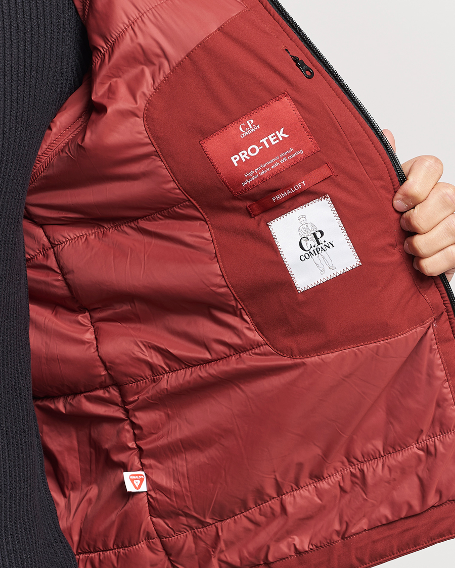 Homme | Manteaux Et Vestes | C.P. Company | Pro-Tec Lightweight Padded Jacket Burnt Red