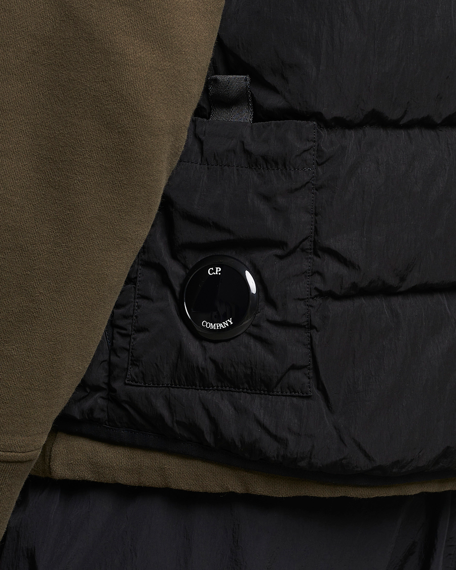 Homme | Manteaux Et Vestes | C.P. Company | Eco-Chrome R Lightweight Down Vest Black