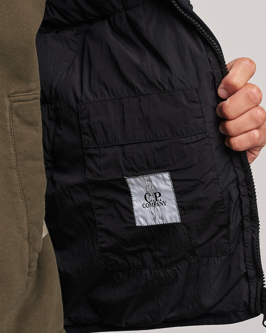 Homme | Manteaux Et Vestes | C.P. Company | Eco-Chrome R Lightweight Down Vest Black
