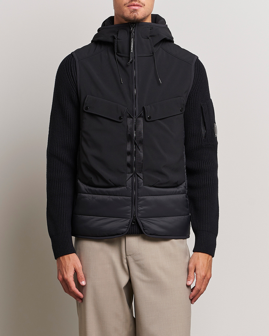Homme | Manteaux Et Vestes | C.P. Company | CP Shell - R Mixed Goggle Vest Black