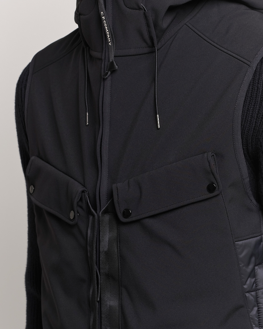 Homme | Manteaux Et Vestes | C.P. Company | CP Shell - R Mixed Goggle Vest Black