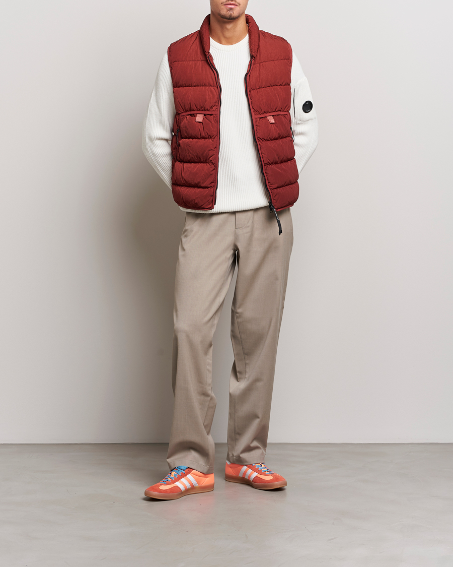 Homme | Pulls Et Tricots | C.P. Company | Full Rib Knitted Cotton Crewneck White