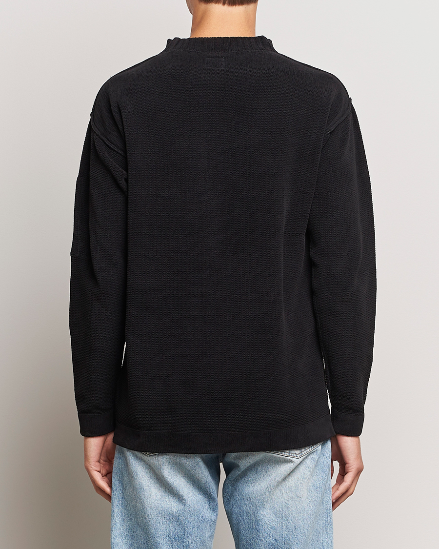 Homme | Pulls Et Tricots | C.P. Company | Chenille Cotton Crewneck Black