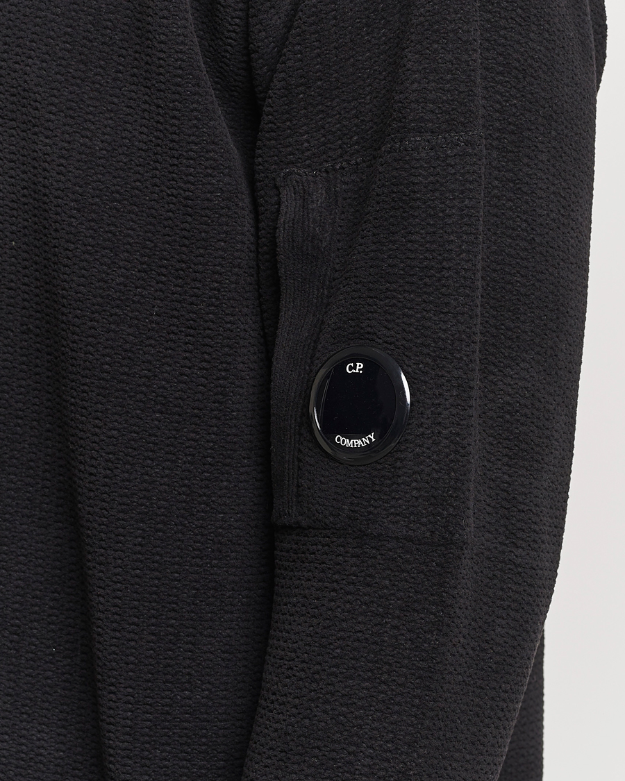 Homme | Pulls Et Tricots | C.P. Company | Chenille Cotton Crewneck Black