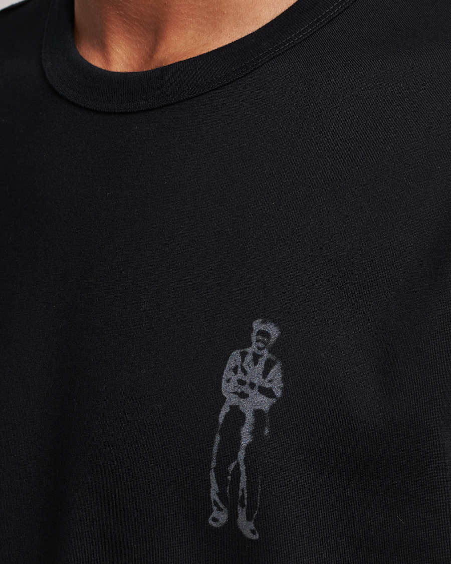 Homme | T-shirts | C.P. Company | Mercerized Jersey Logo T-Shirt Black