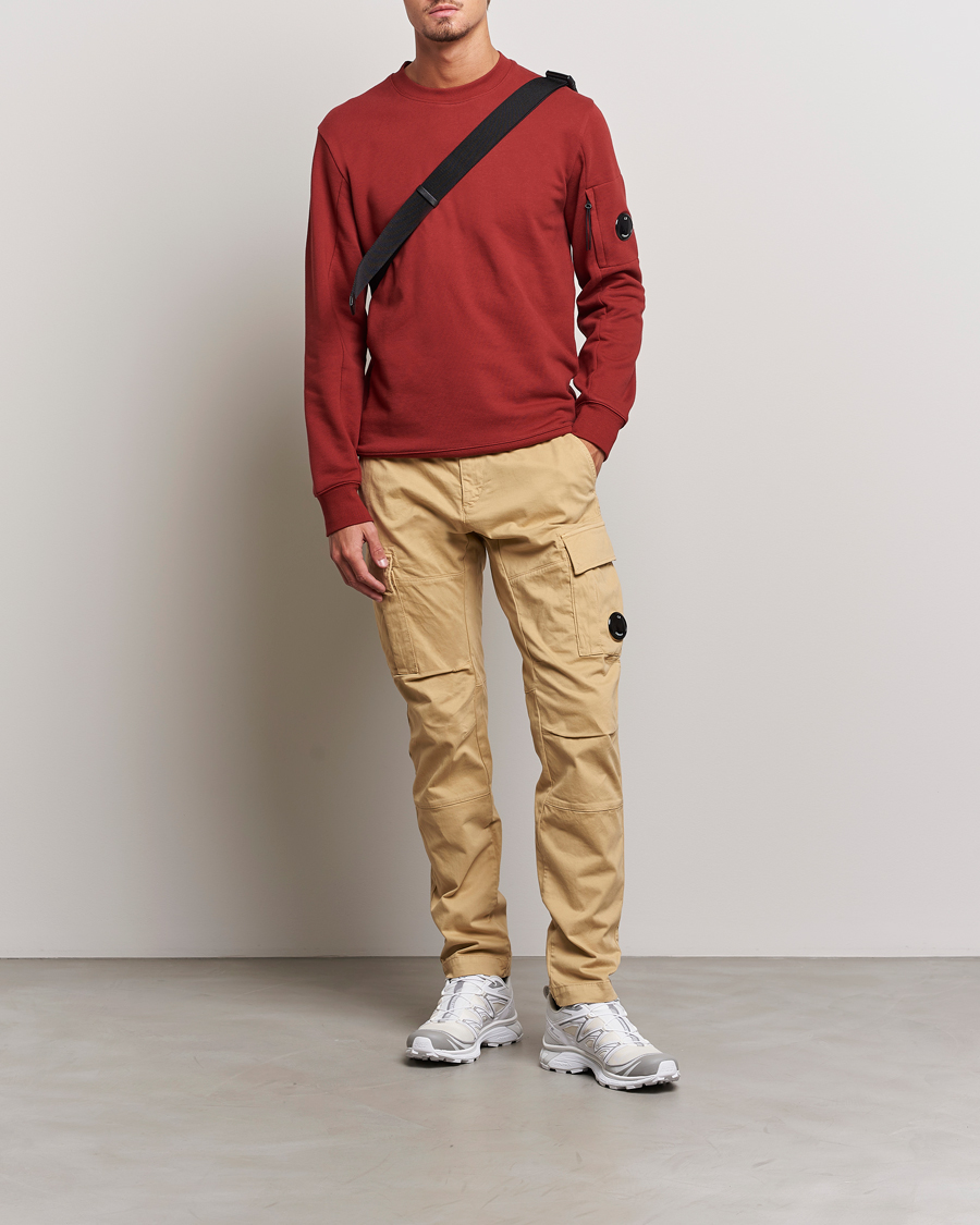 Homme | Pantalons | C.P. Company | Stretch Satin Lens Cargo Pants Beige