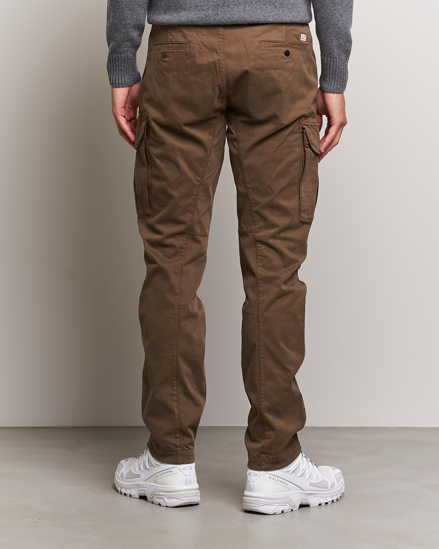 Homme | Pantalons | C.P. Company | Stretch Satin Lens Cargo Pants Light Brown