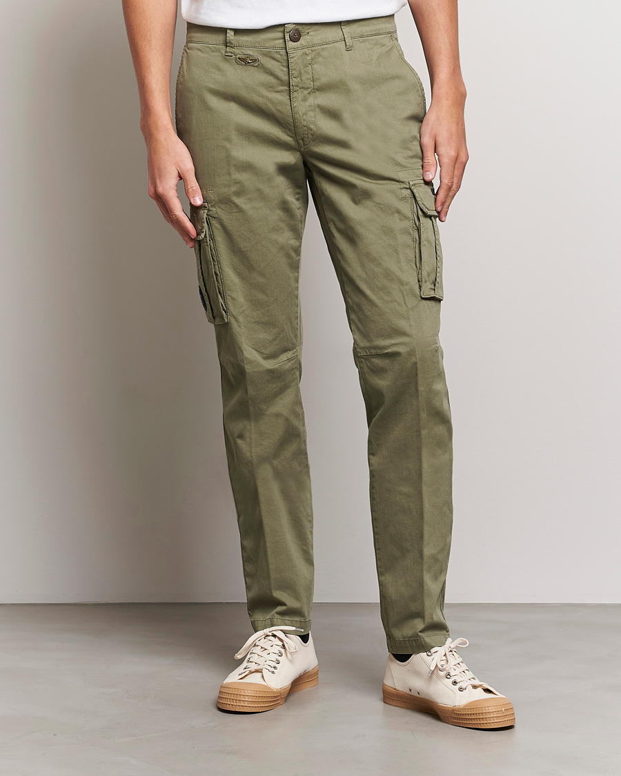 Homme | Pantalons | Aeronautica Militare | Cotton Cargo Pants Green