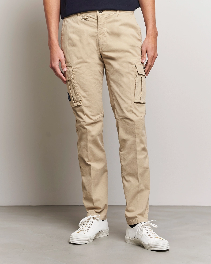 Homme | Soldes Vêtements | Aeronautica Militare | Cotton Cargo Pants Sand