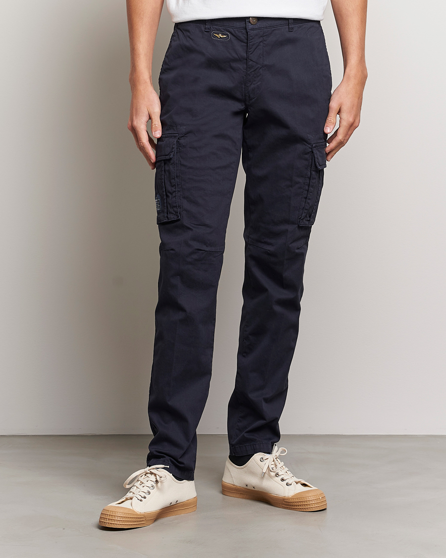Homme | Pantalons | Aeronautica Militare | Cotton Cargo Pants Navy