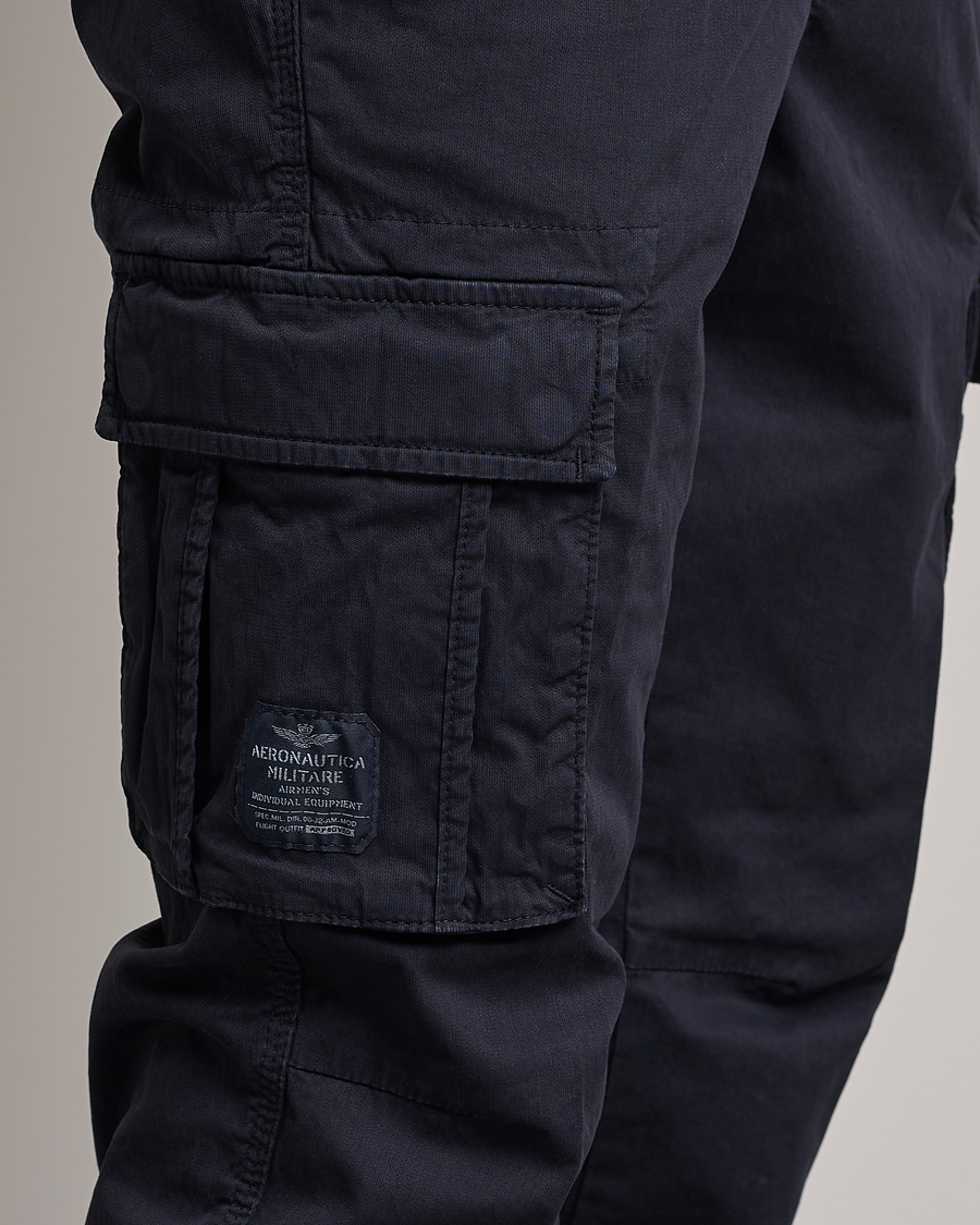 Homme | Pantalons | Aeronautica Militare | Cotton Cargo Pants Navy