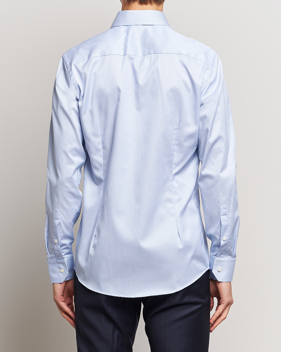 Homme | Chemises | Eton | Slim Fit Signature Twill Shirt Blue/White