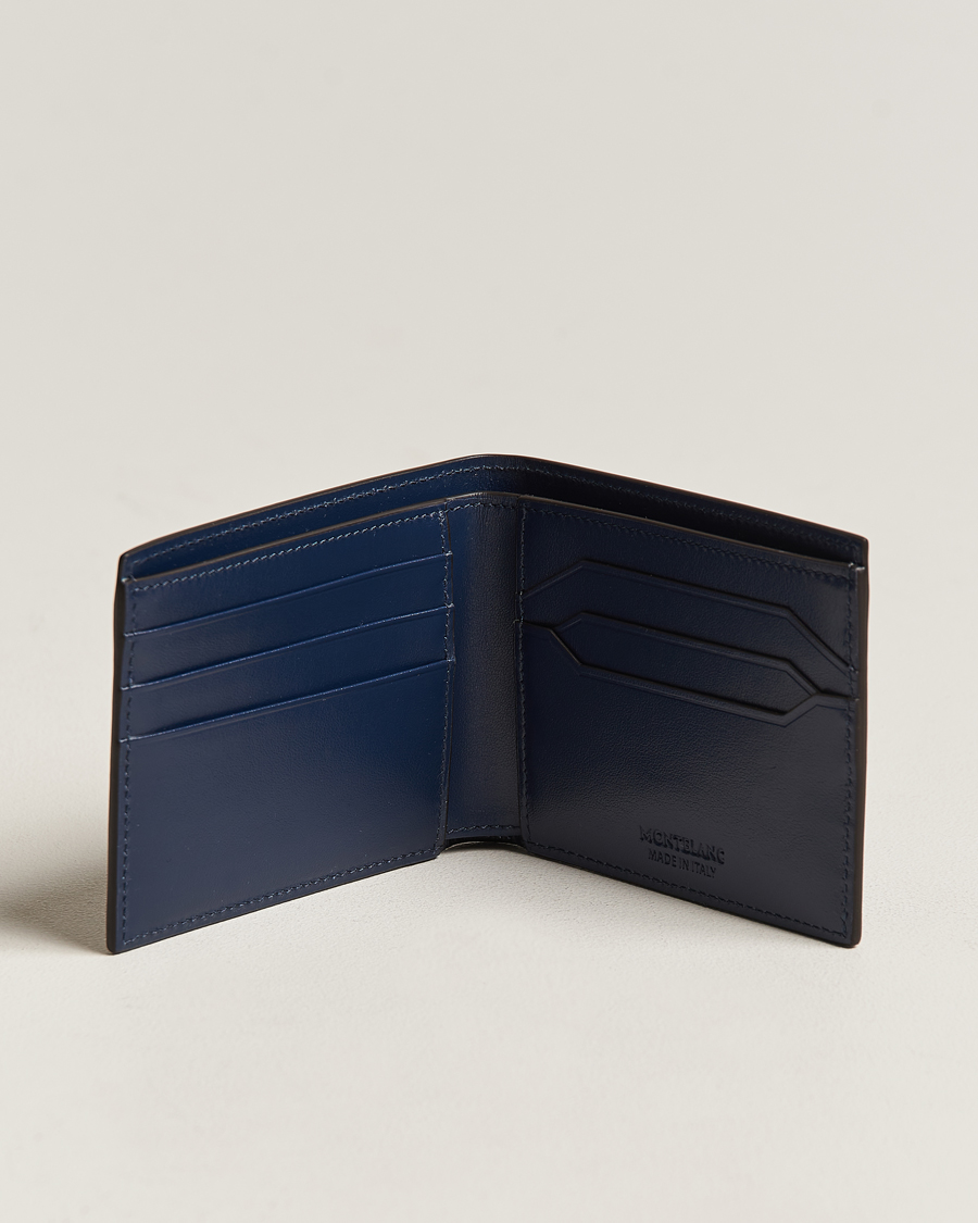 Homme |  | Montblanc | Meisterstück Wallet 6cc Ink Blue