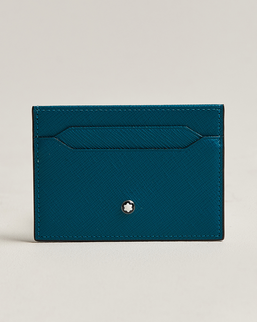 Homme | Montblanc Sartorial Card Holder 5cc Fern Blue | Montblanc | Sartorial Card Holder 5cc Fern Blue