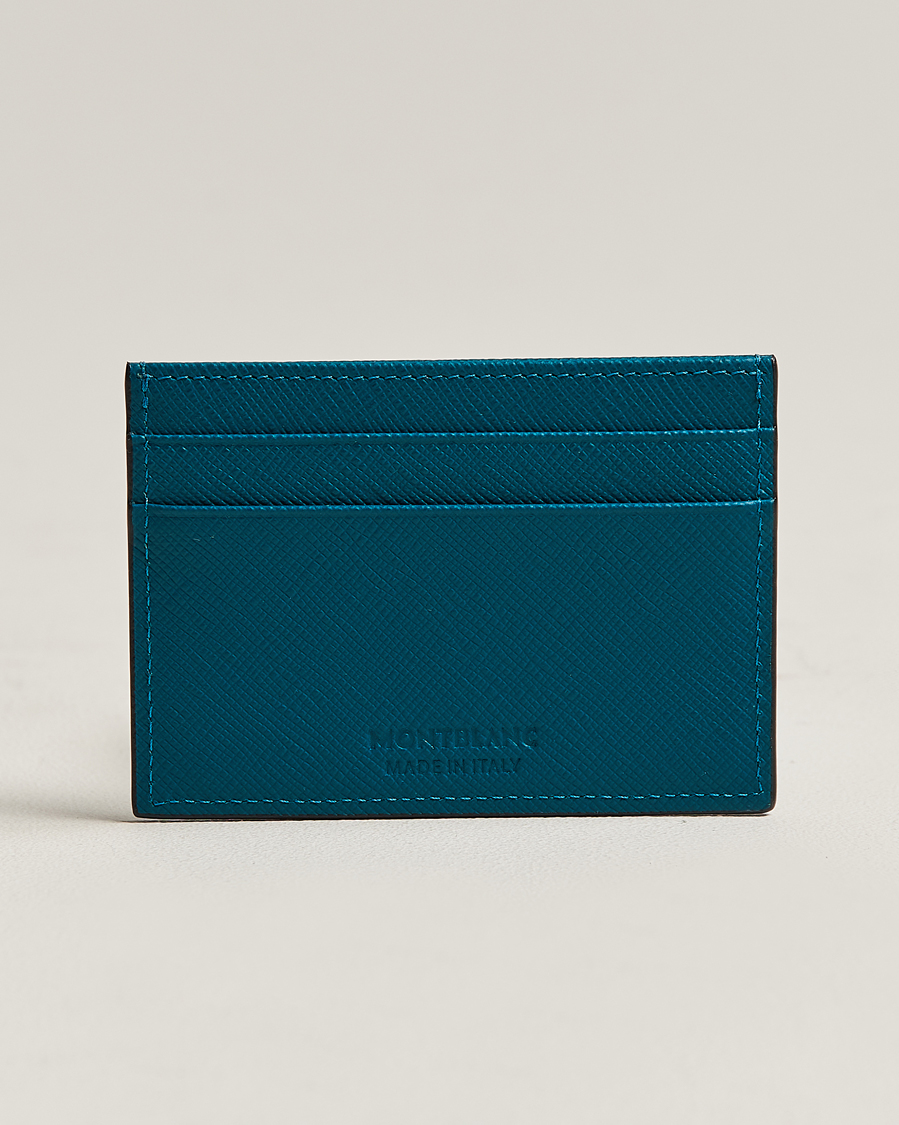 Homme | Montblanc Sartorial Card Holder 5cc Fern Blue | Montblanc | Sartorial Card Holder 5cc Fern Blue
