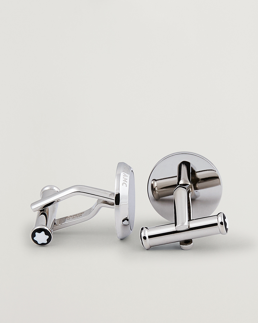 Homme | Boutons De Manchette | Montblanc | Meisterstück Steel Cufflinks Black Onyx