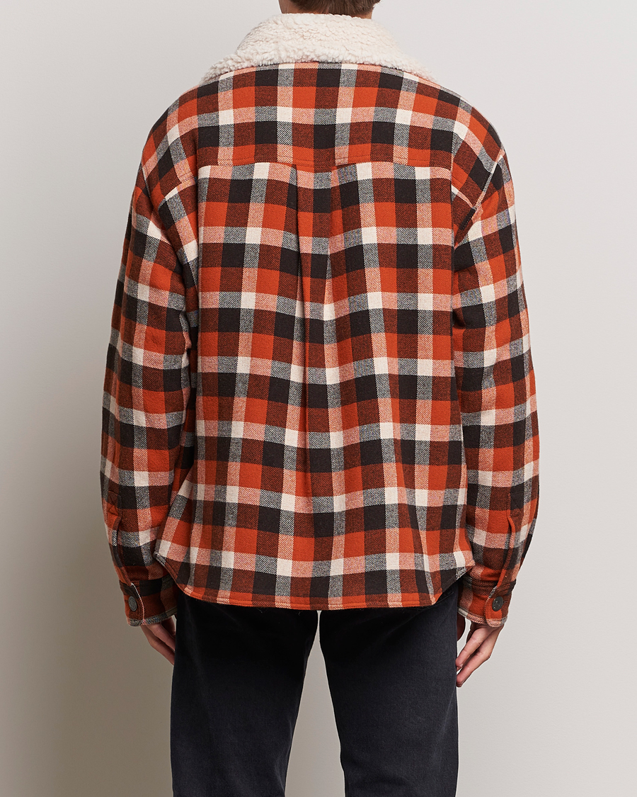 Homme | Manteaux Et Vestes | Dsquared2 | Flannel Check Wool Jacket Rust/Blue
