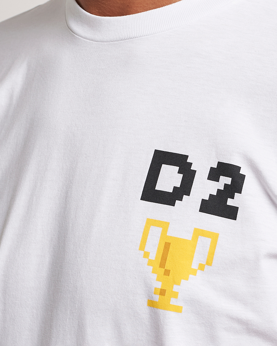 Homme | T-shirts | Dsquared2 | Cool Fit Trophy Tee White
