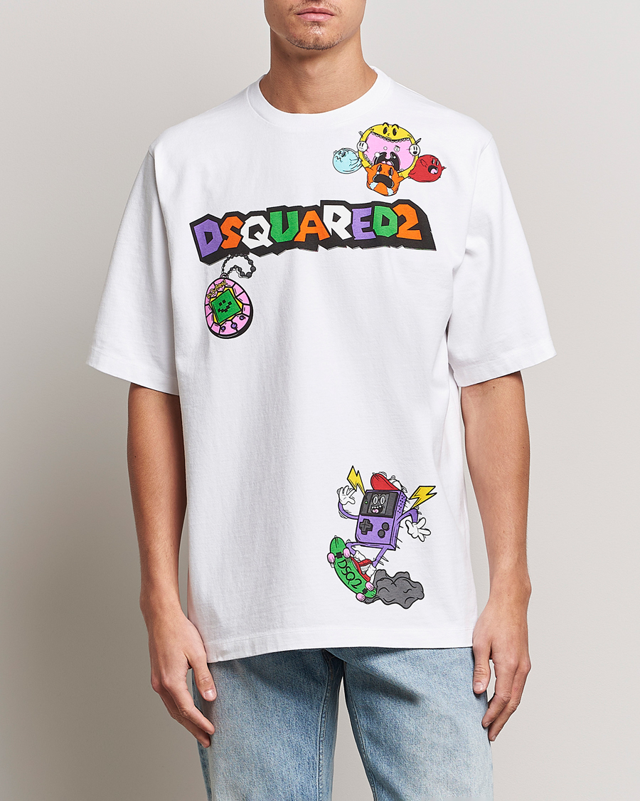 Homme | T-shirts | Dsquared2 | Heavy Skater Tee White