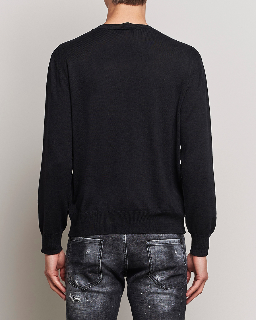 Homme | Pulls Et Tricots | Dsquared2 | D2 Leaf Knitted Sweatshirt Black