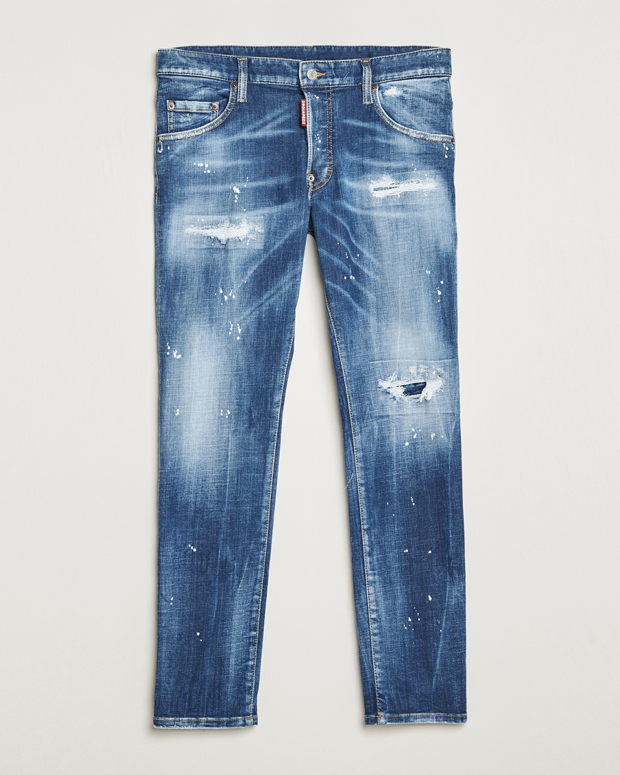 Homme | Jeans | Dsquared2 | Skater Jeans Light Blue Wash